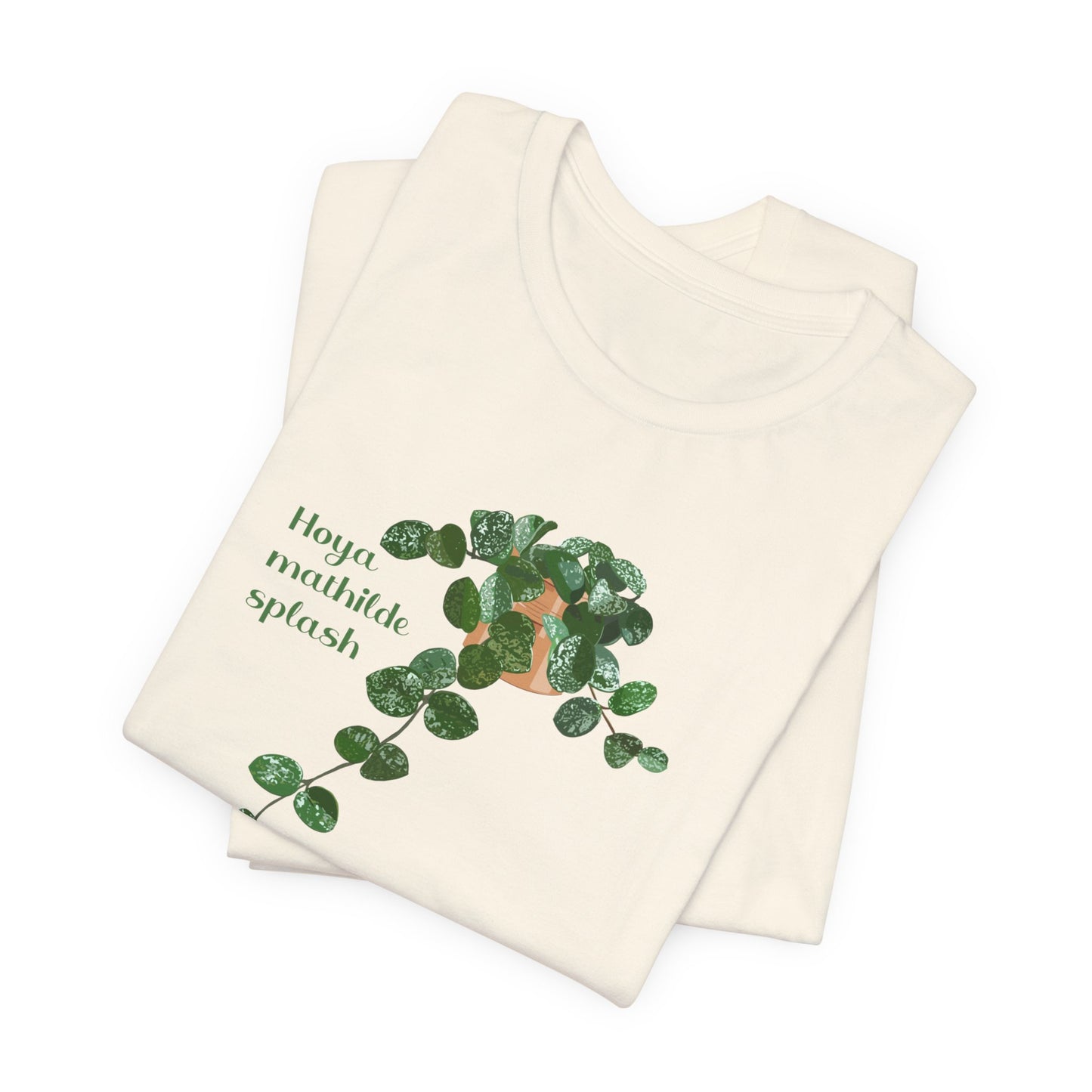 Hoya Mathilde Splash Plant Lover T-shirt - White, Natural, Black