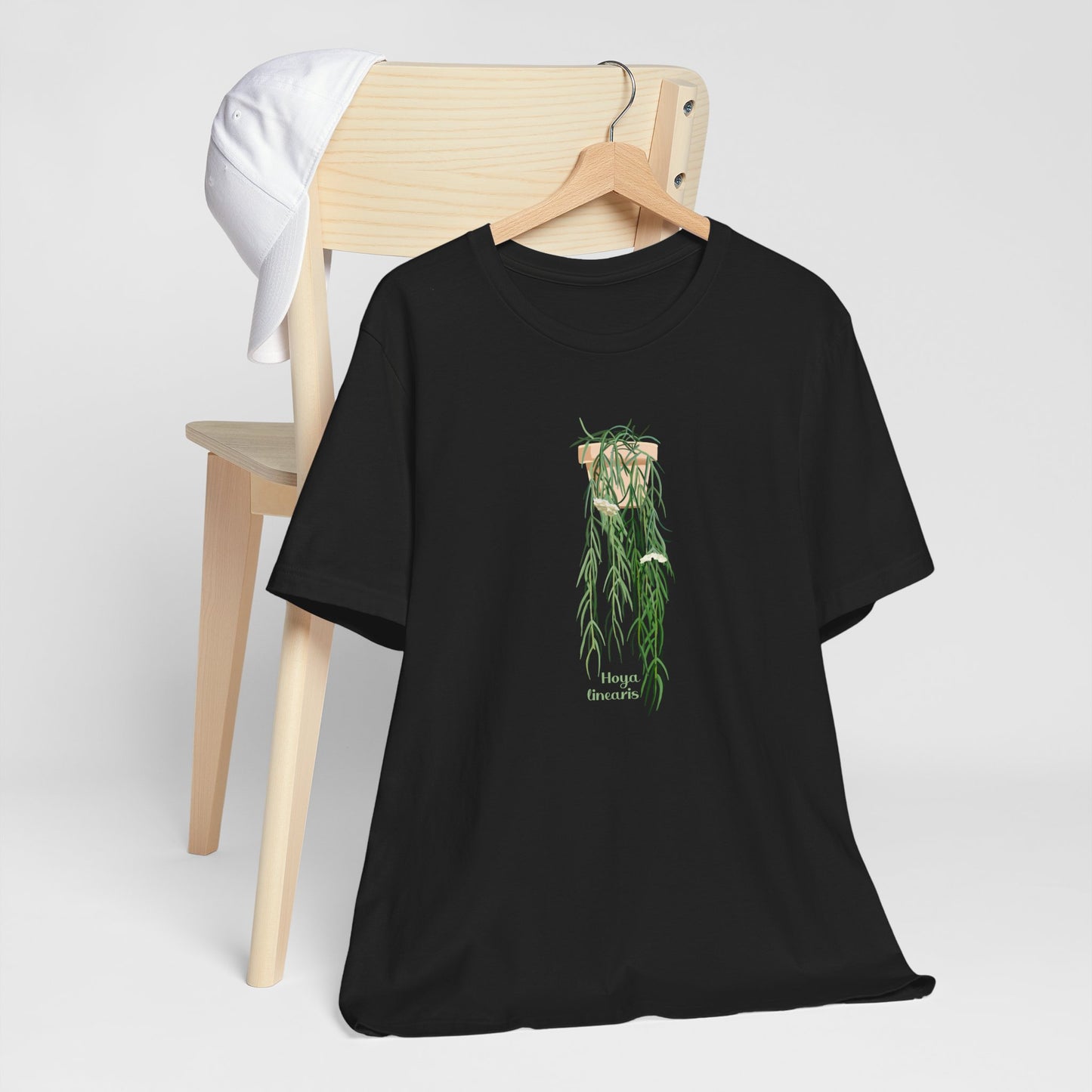 Hoya Linearis Plant Lover T-Shirt - Black