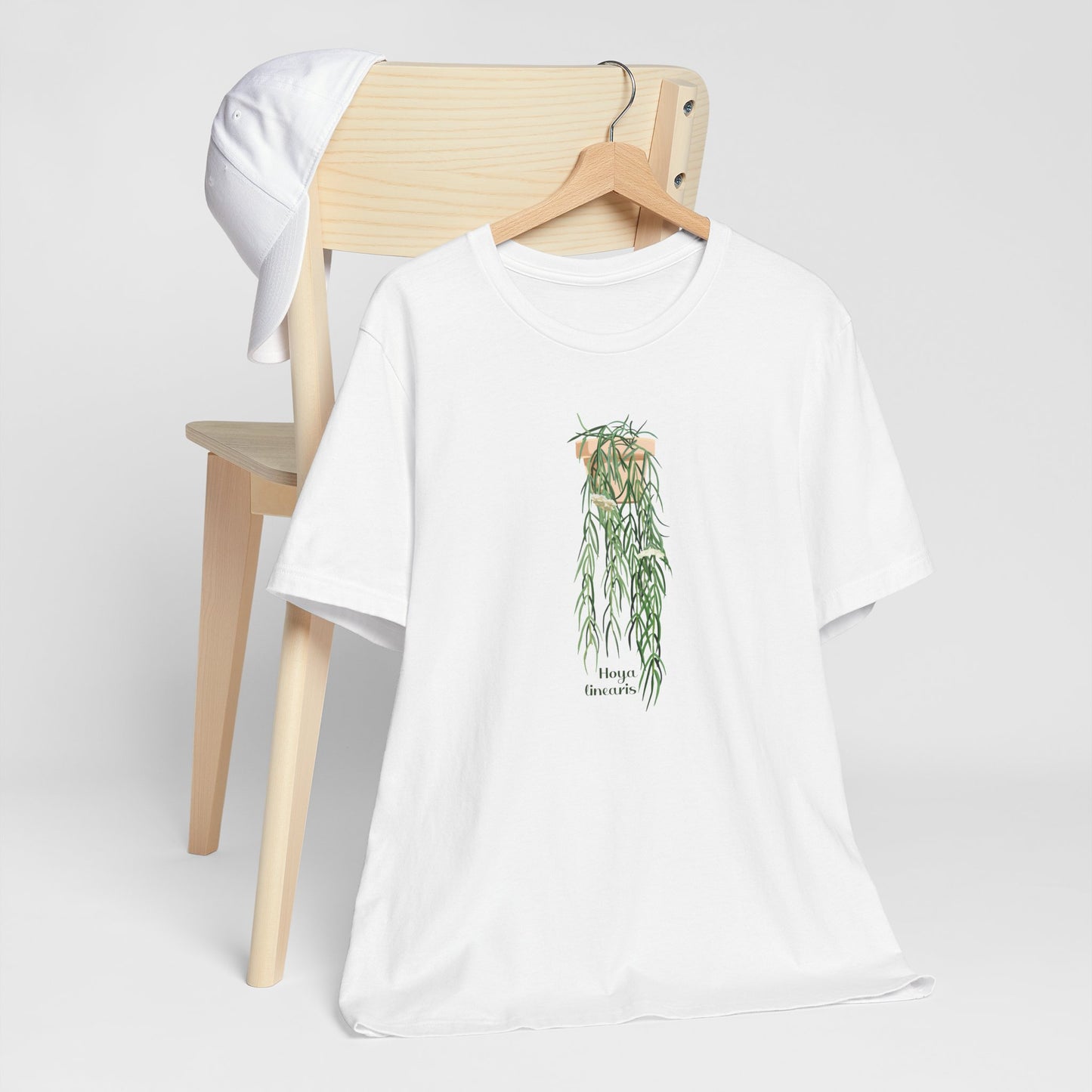 Hoya Linearis Plant Lover T-Shirt - White