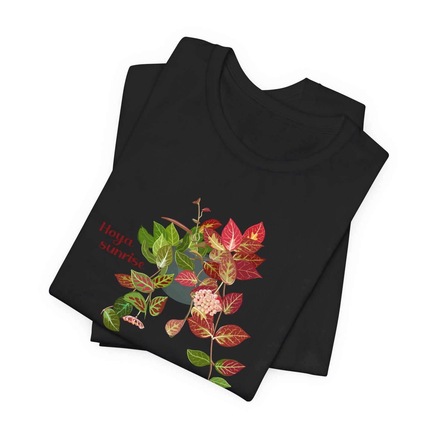 Hoya Sunrise Plant Lover T-shirt - White, Black, Natural