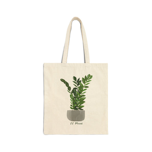 ZZ Plant Canvas Tote Bag