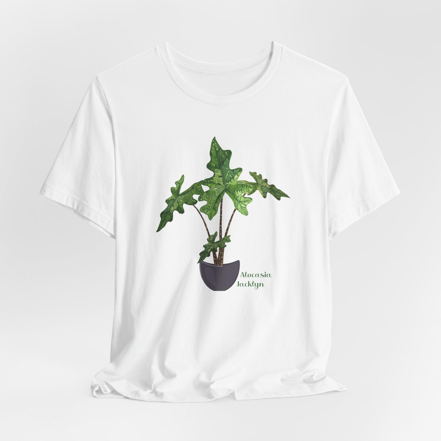 Alocasia Jacklyn Plant Lover T-Shirt - White, Natural, Black