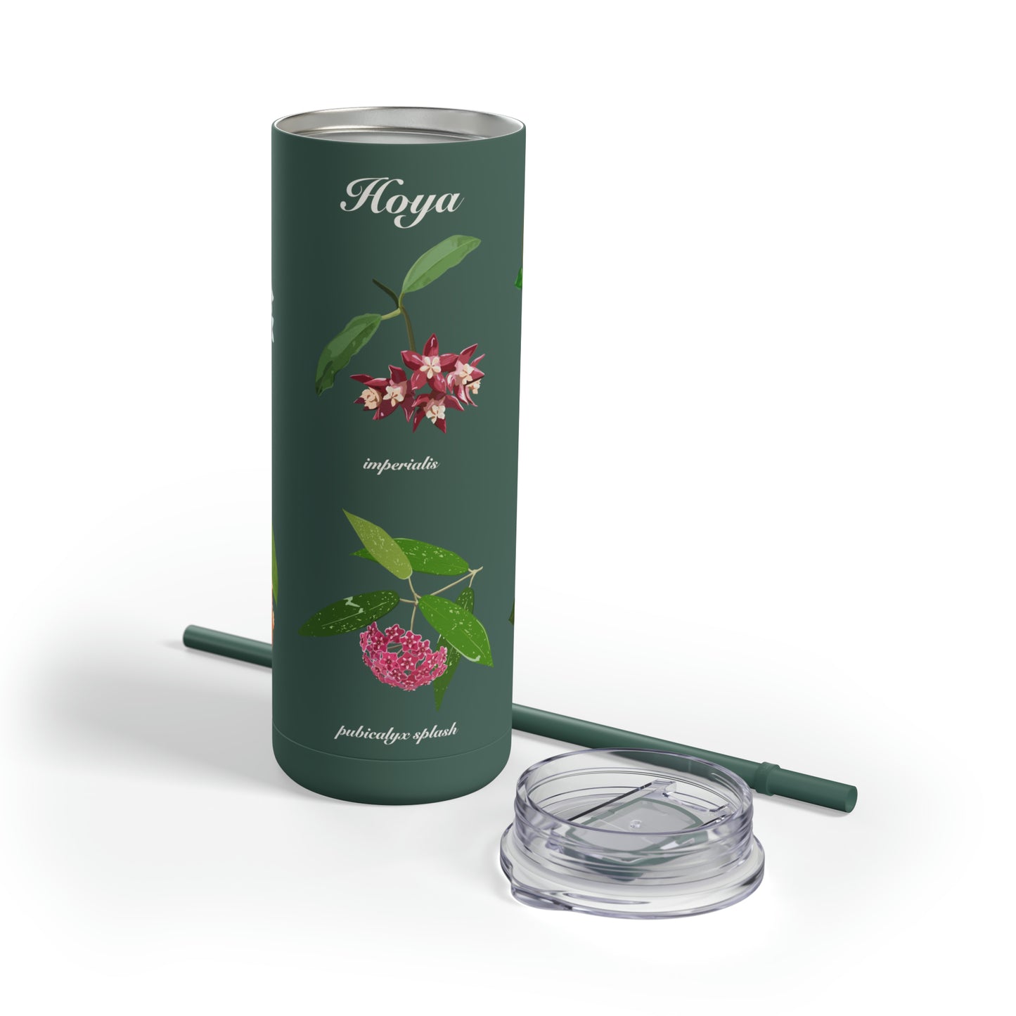 Hoyas in Bloom Maars Maker Skinny Matte Tumbler, 20oz.  Beautiful tumbler to take with you to work, gym, hike or plant shopping!