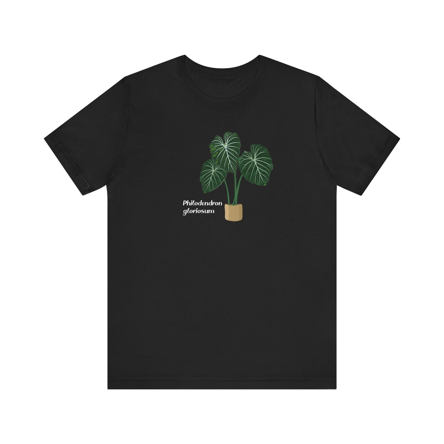 Philodendron Gloriosum Plant Lover T-Shirt - Black