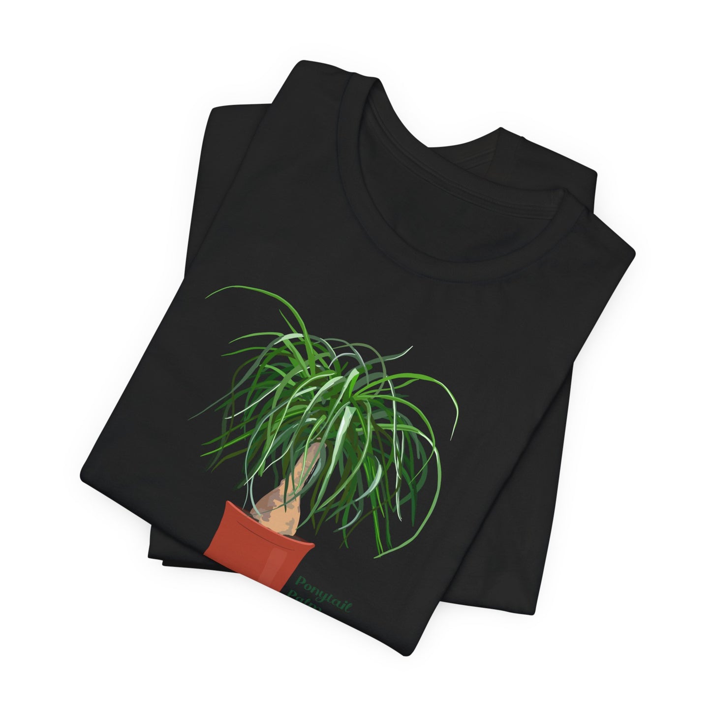 Ponytail Palm Plant Lover T-Shirt - White, Natural, Black