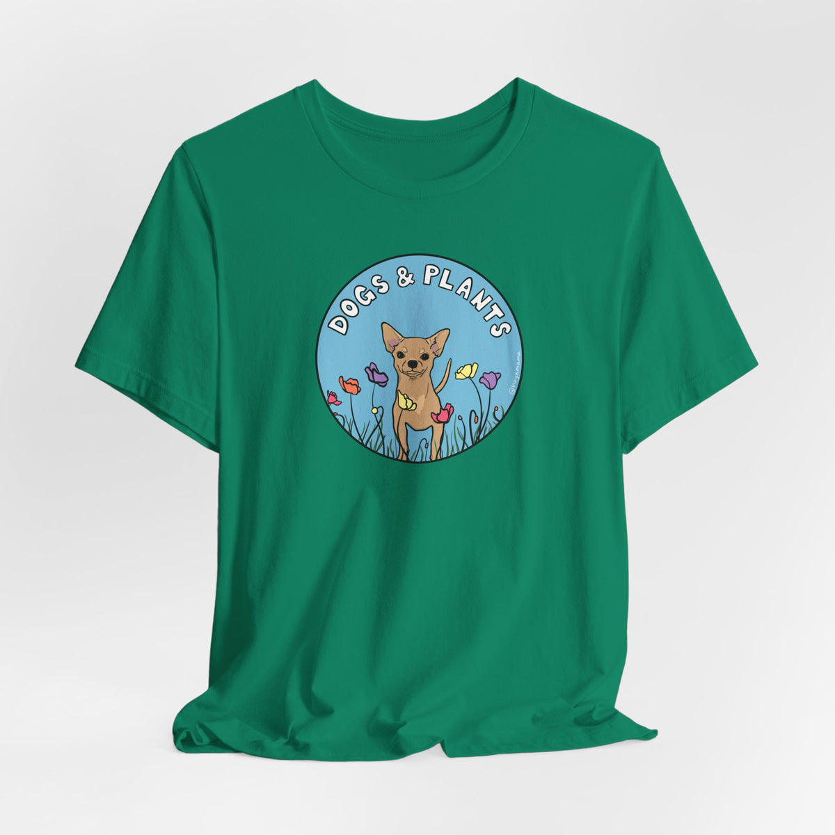 Dogs & Plants T-Shirt for Chihuahua & Plant Lovers