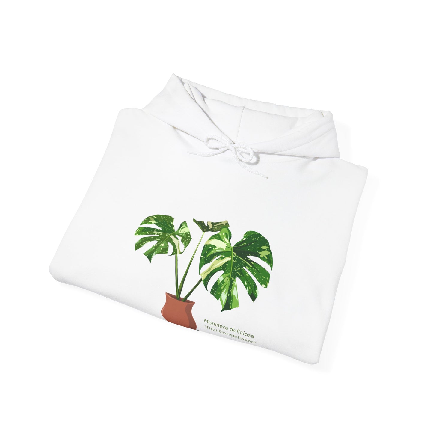 Monstera Deliciosa "Thai Constellation" Plant Hoodie