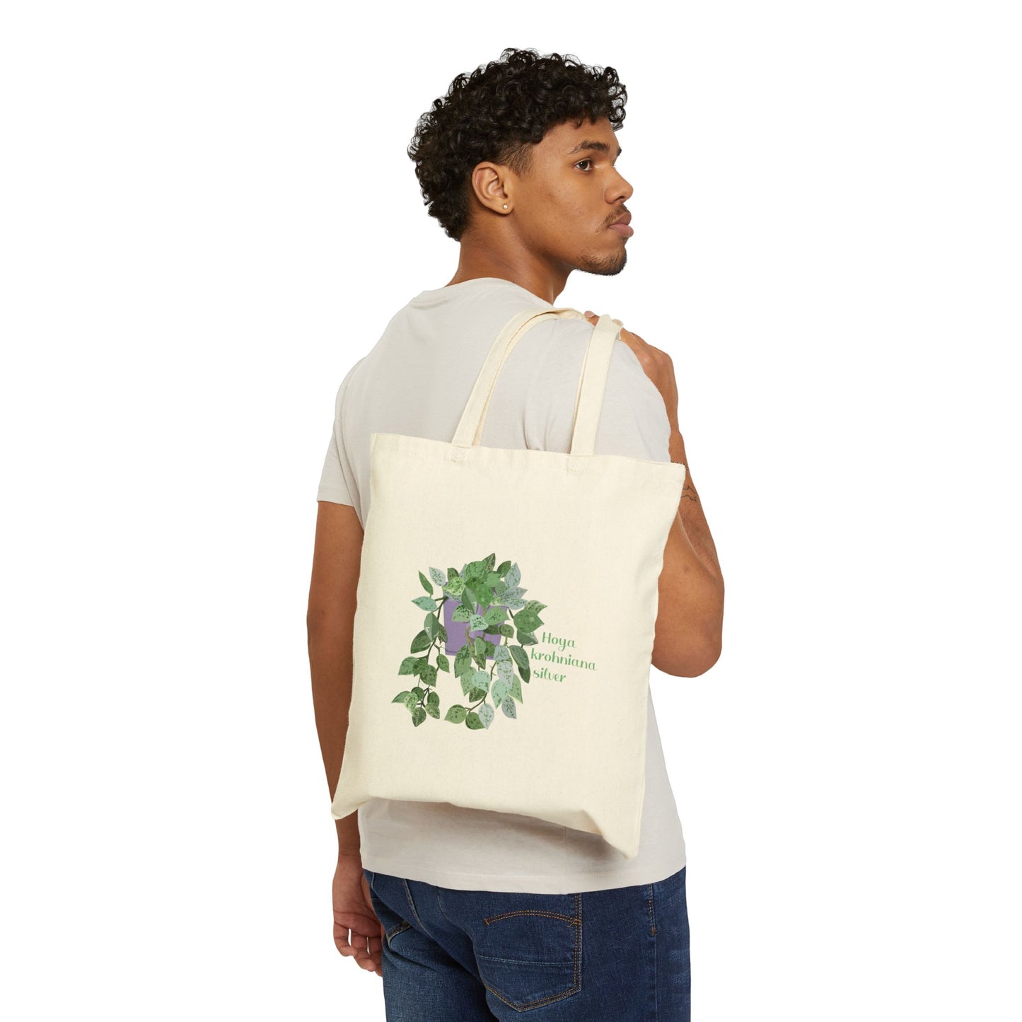 Hoya Krohniana Plant Lover Canvas Tote Bag