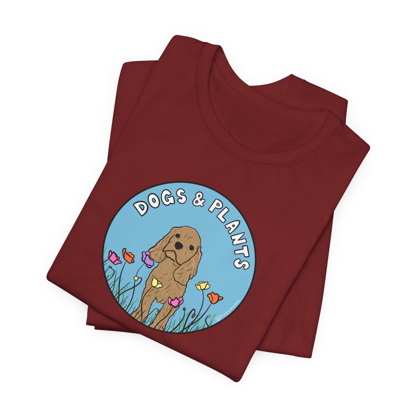 Dogs & Plants T-Shirt for Puppy & Plant Lovers