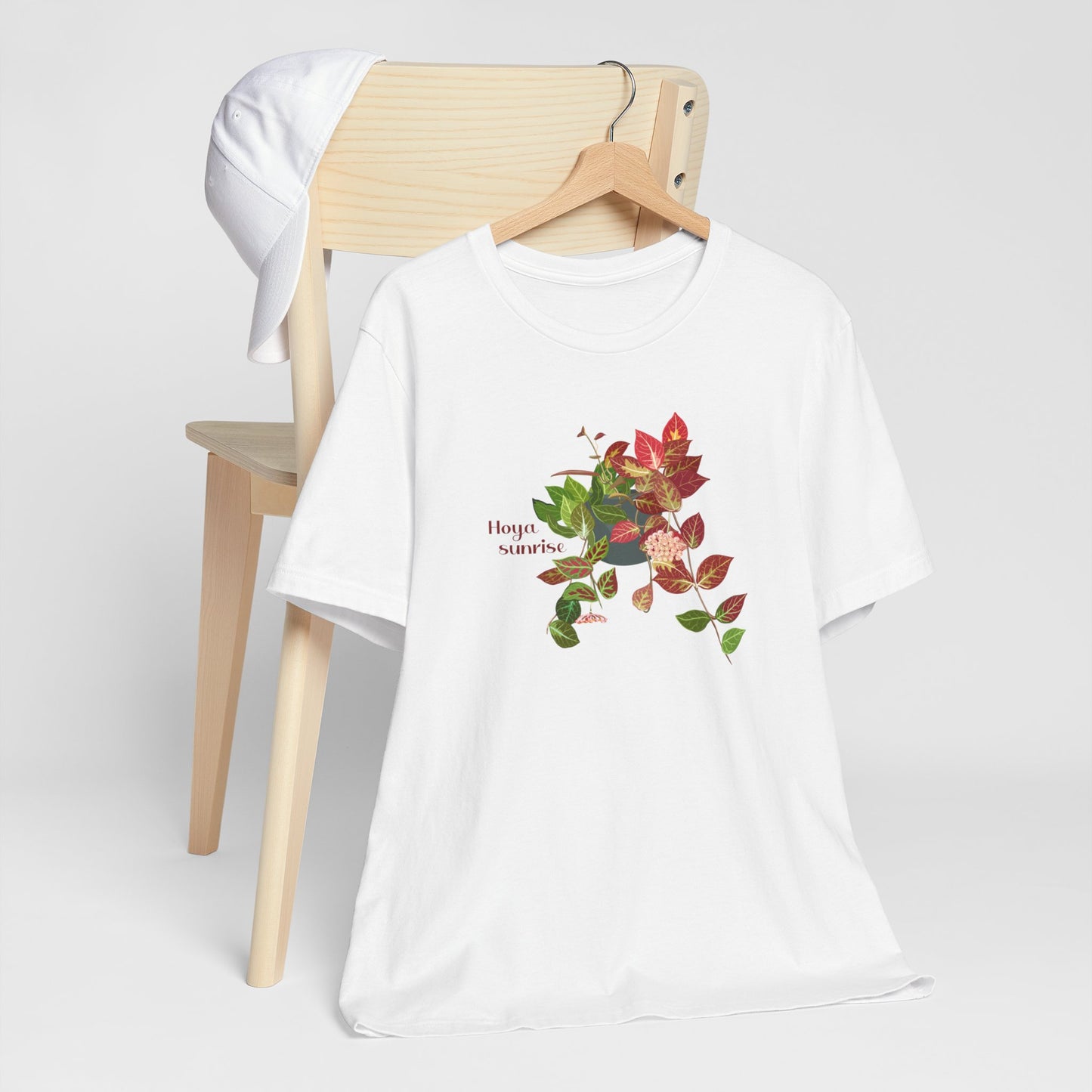 Hoya Sunrise Plant Lover T-shirt - White, Black, Natural