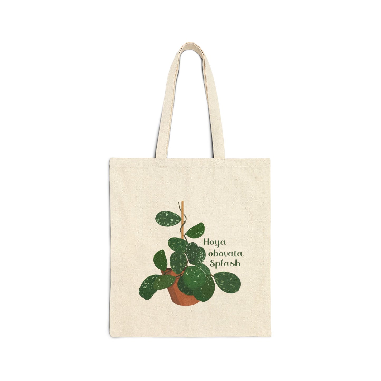 Hoya Obovata Splash Canvas Tote Bag