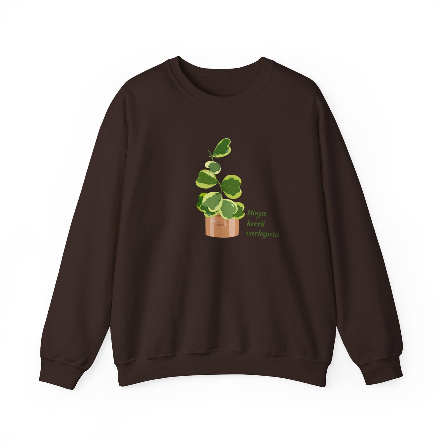Hoya Kerrii Variegata Plant Lover Crewneck Sweatshirt