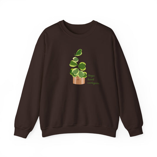 Hoya Kerrii Variegata Plant Lover Crewneck Sweatshirt