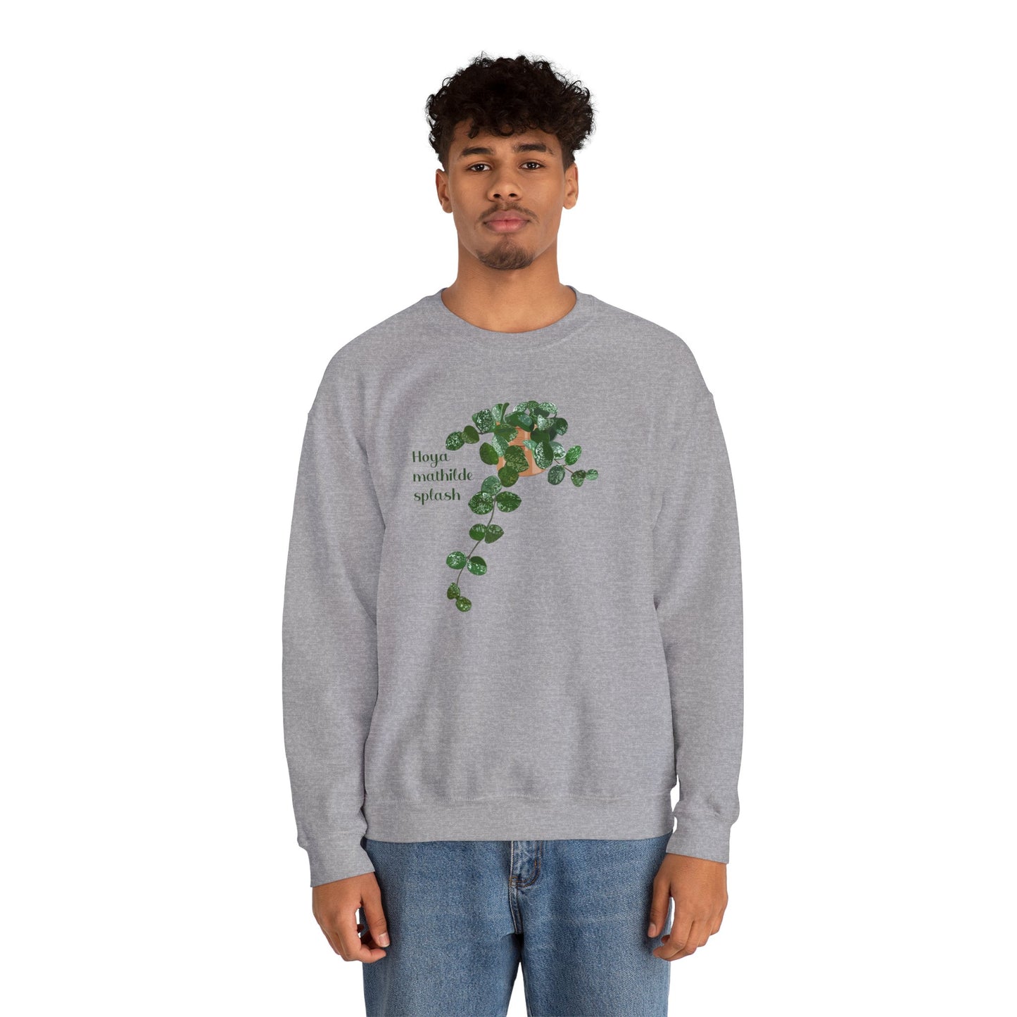 Hoya Mathilde Splash Plant Lover Crewneck Sweatshirt