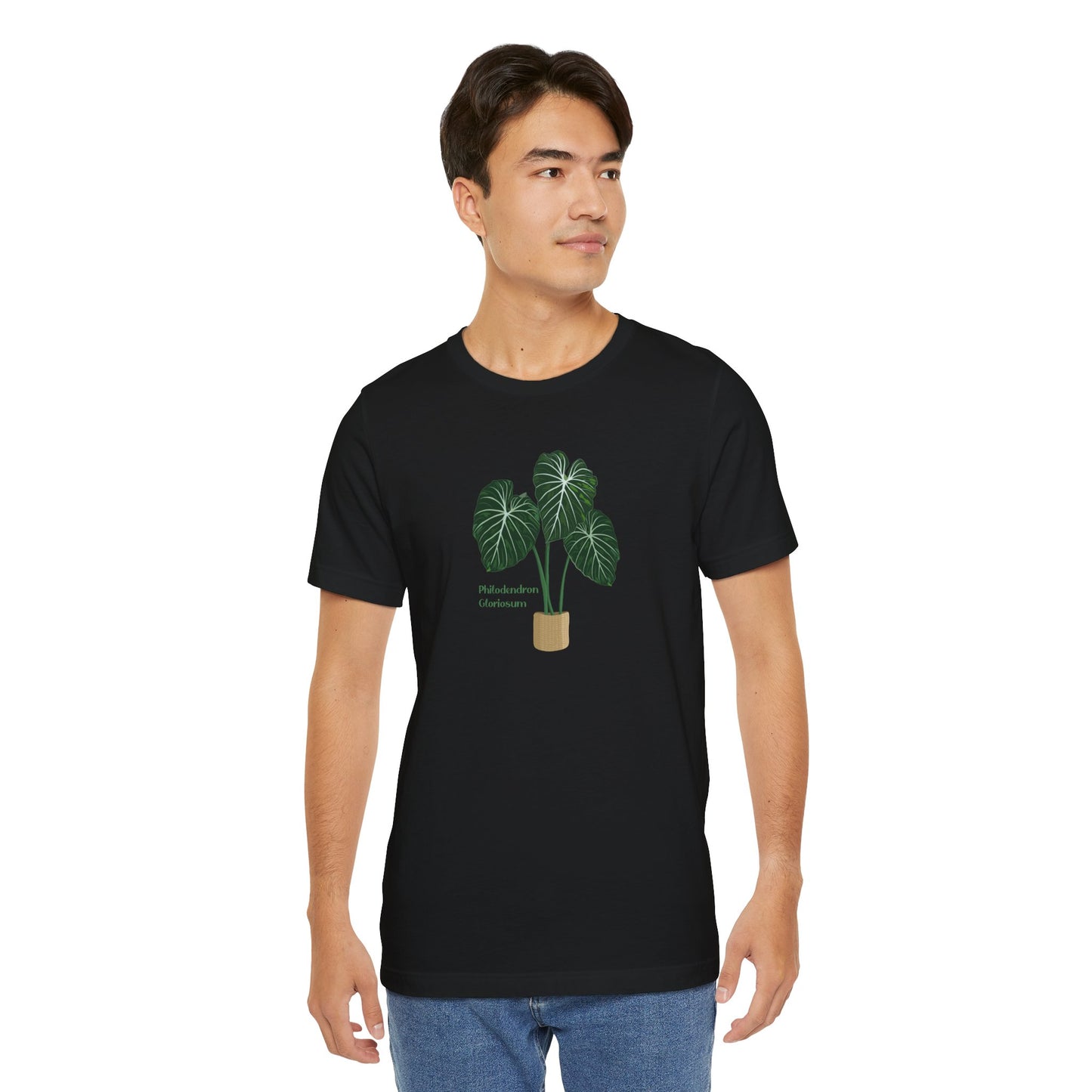 Philodendron Gloriosum Plant Lover T-Shirt - White, Natural, Black