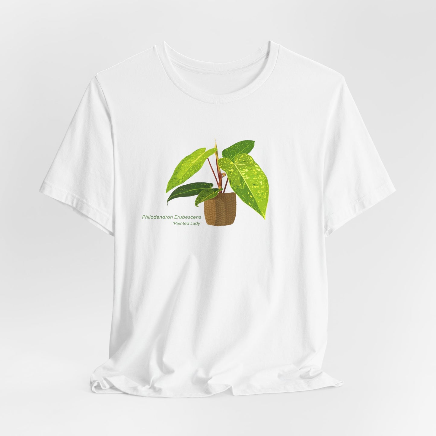 Philodendron Painted Lady Plant Lover T-Shirt - White, Natural, Black