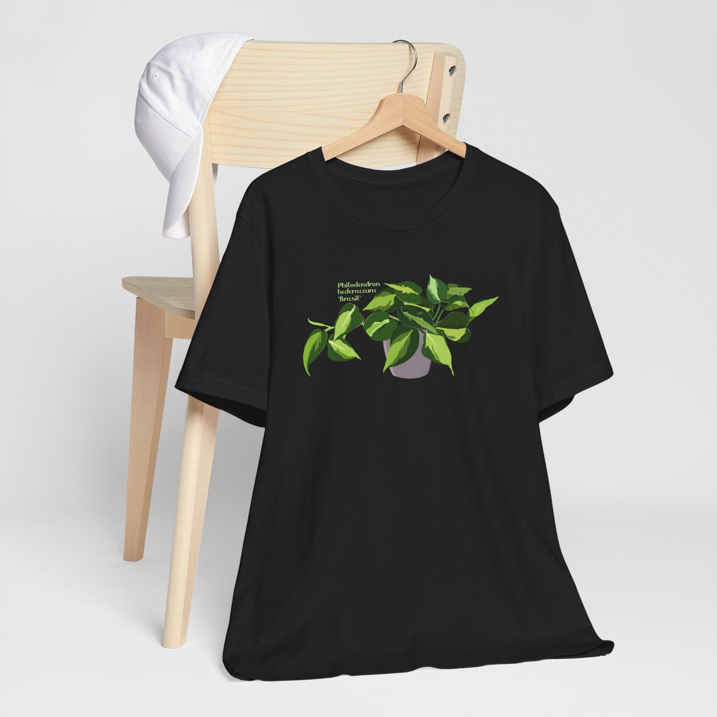Philodendron Brasil Plant Lover T-Shirt - White, Natural, Black