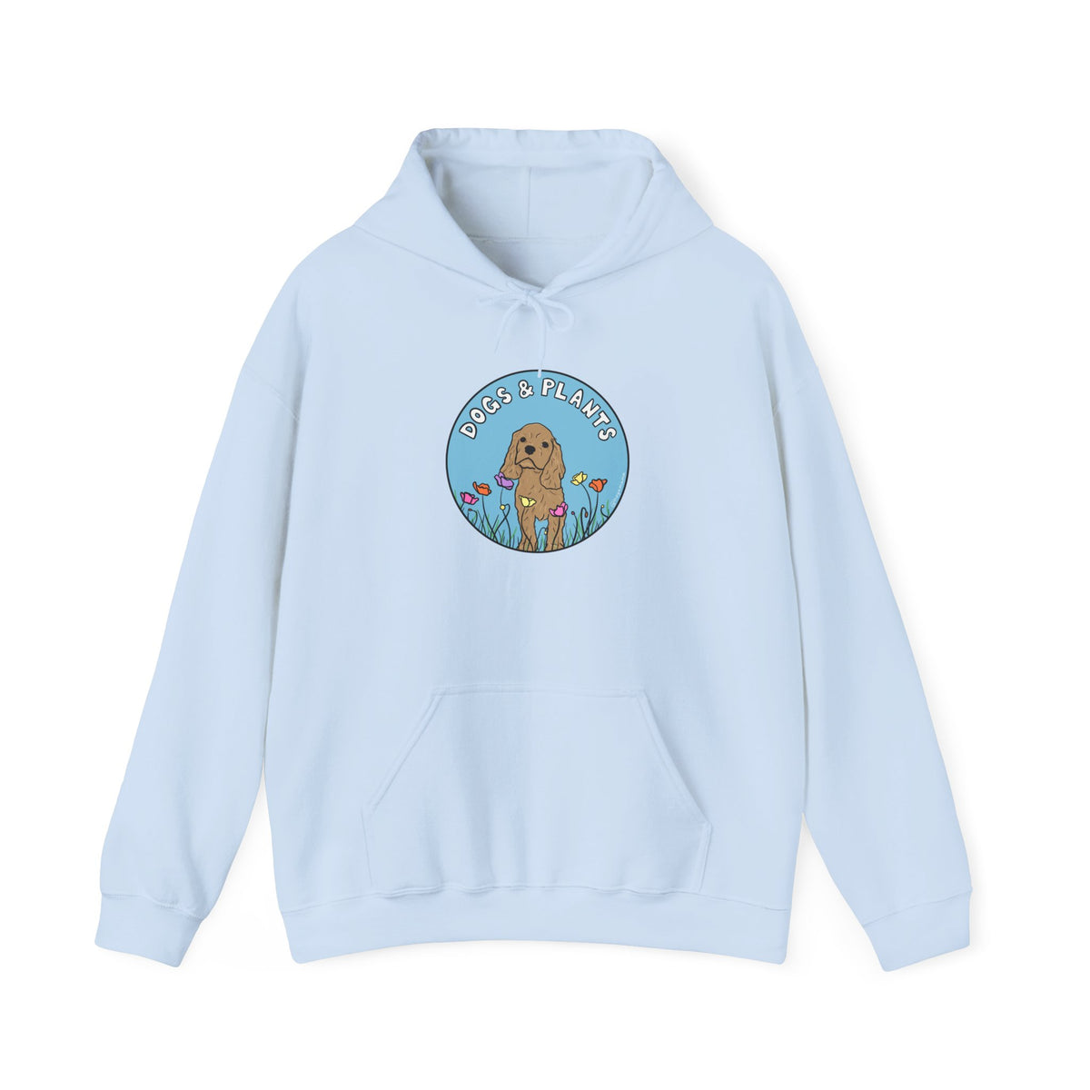 Dogs & Plants Hoodie for Puppy & Plant Lovers
