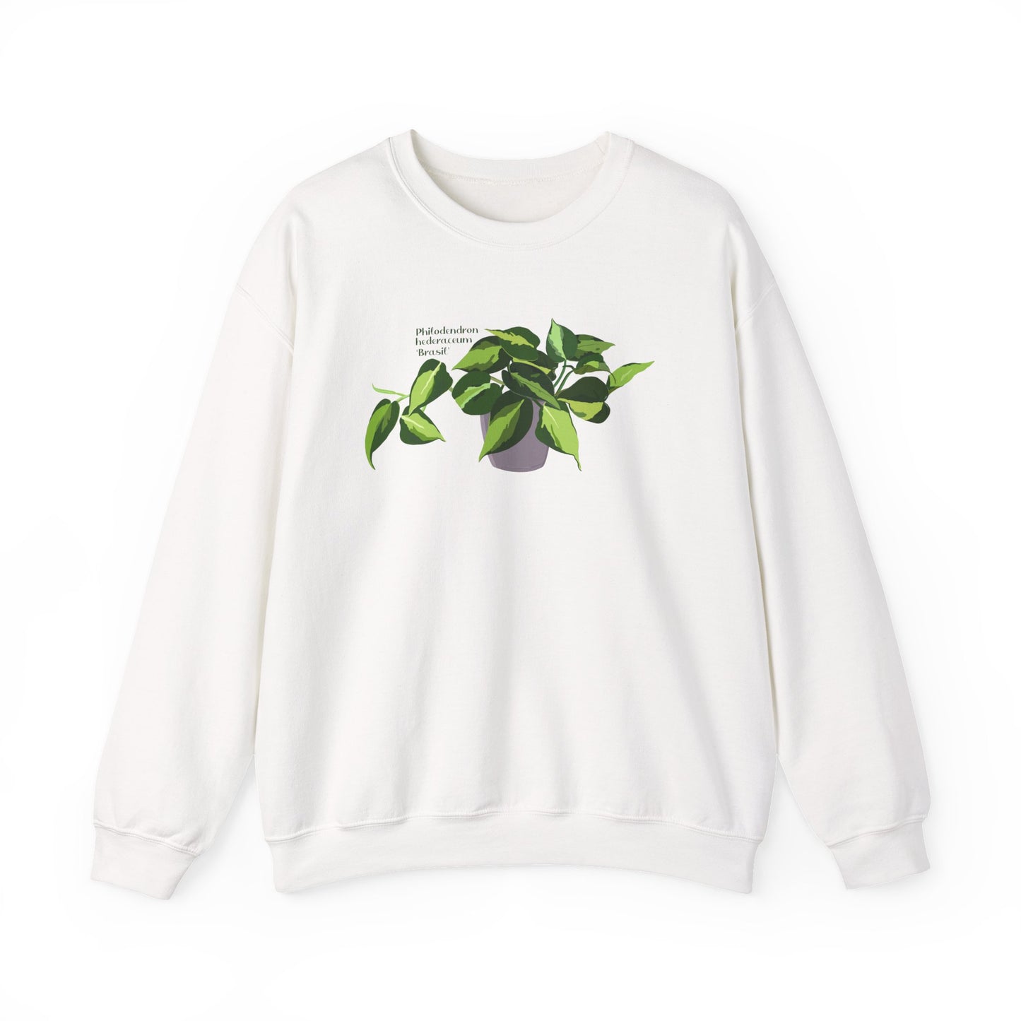 Philodendron Brasil Plant Lover Crewneck Sweatshirt
