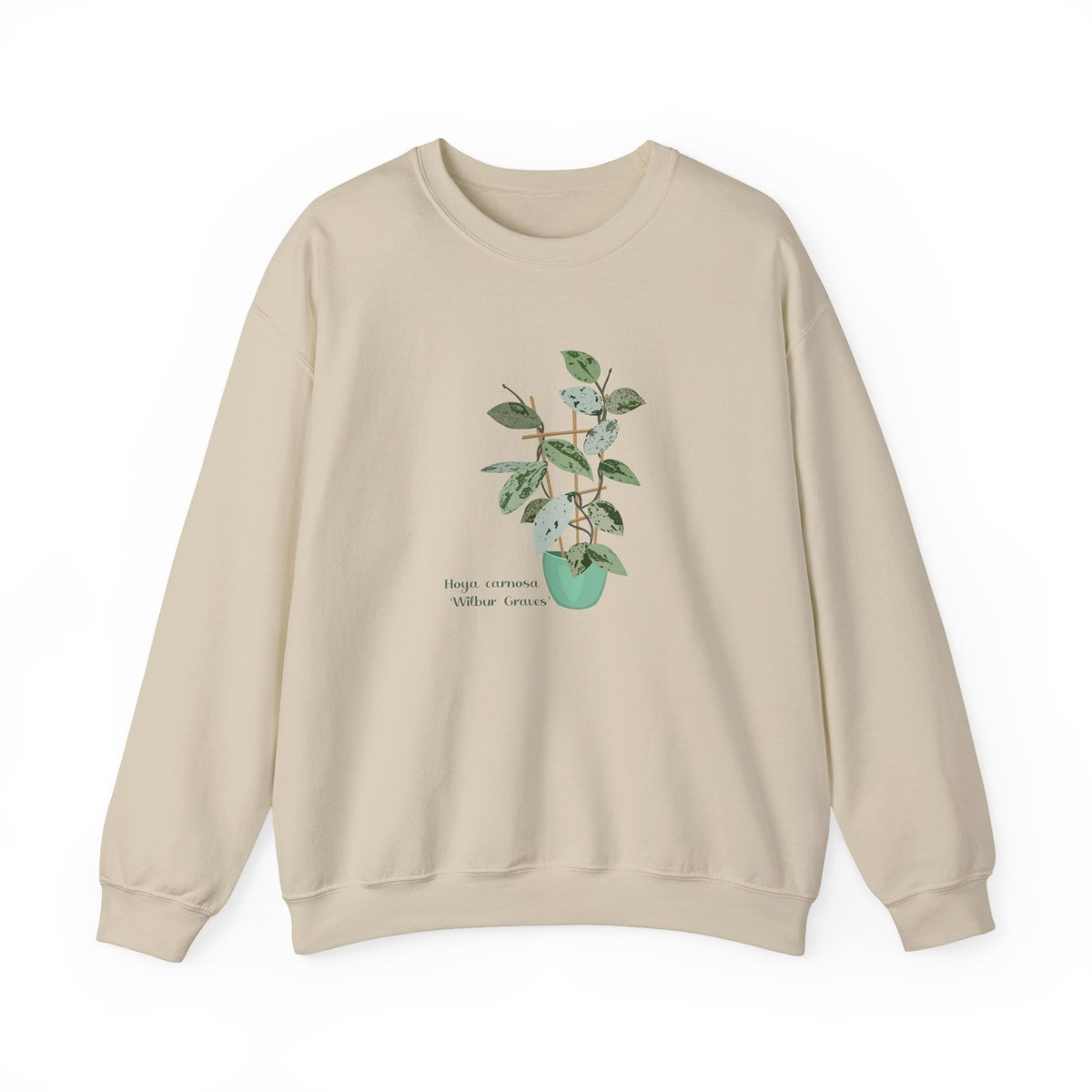 Hoya Carnosa Plant Lover Crewneck Sweatshirt