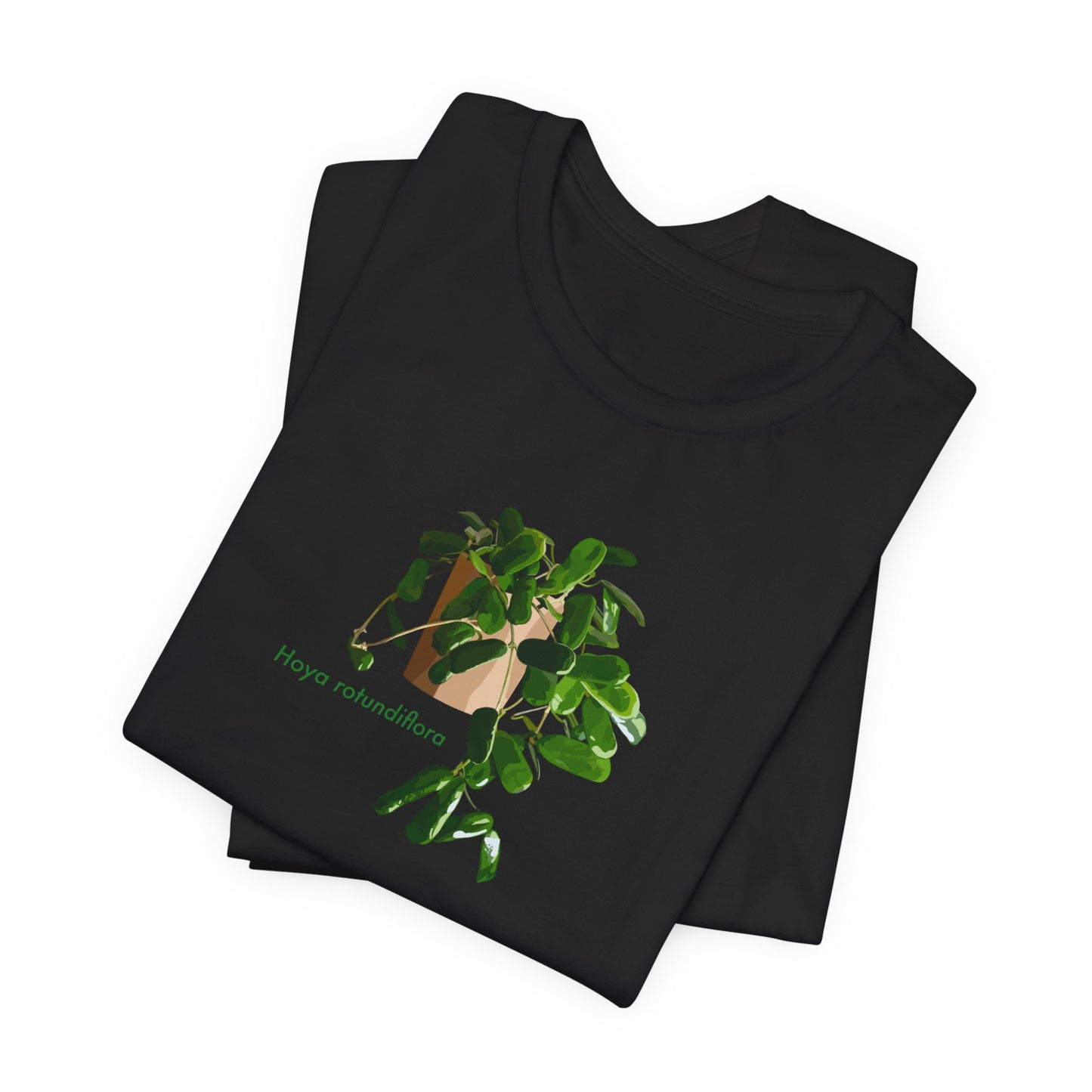 Hoya Rotundiflora Plant Lover T-shirt - White, Natural, Black