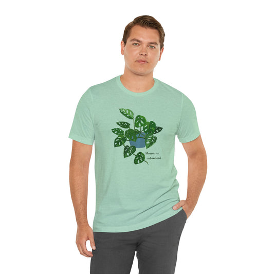 Monstera Adansonii Plant Lover T-Shirt - Heather Mint