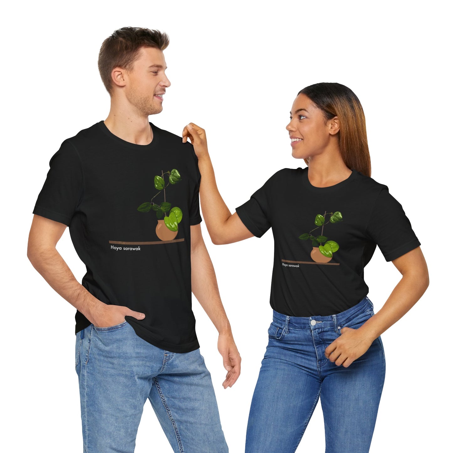 Hoya Sarawak Plant Lover T-Shirt - Black