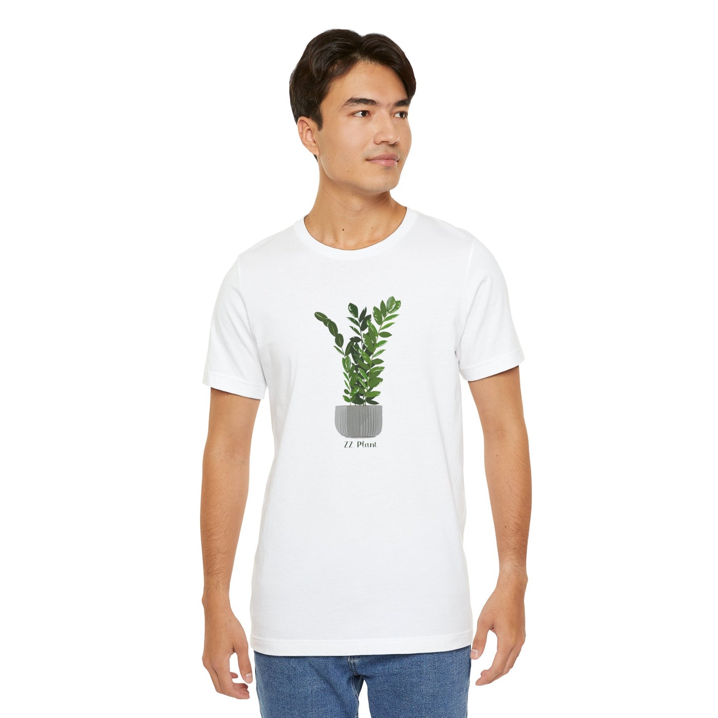 ZZ Plant Lover T-Shirt - White, Natural, Black
