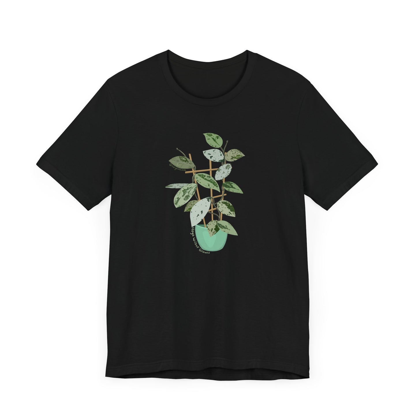 Hoya Carnosa Plant Lover T-Shirt - Black