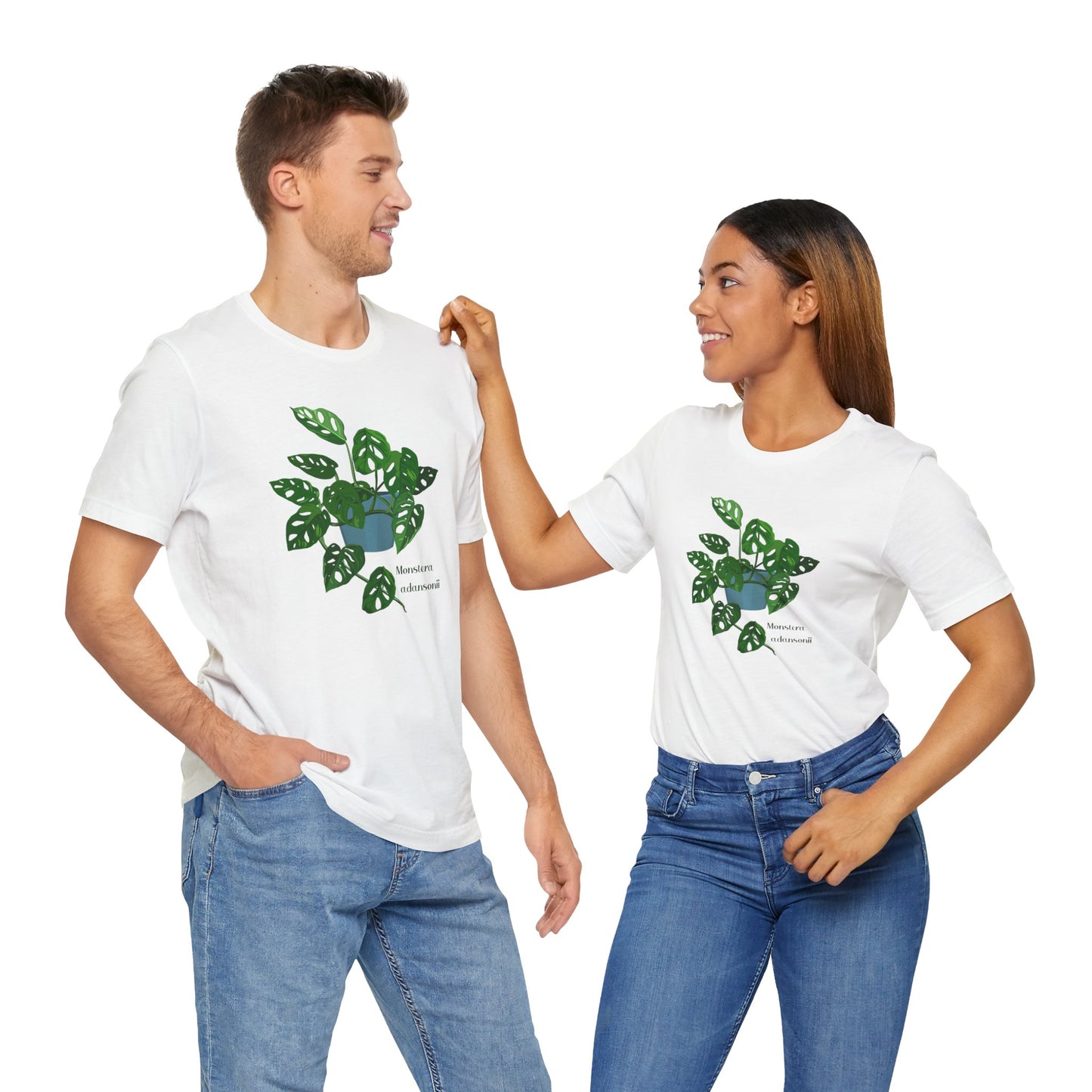 Monstera Adansonii Plant Lover T-shirt - White