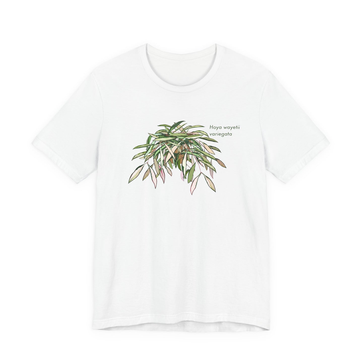 Hoya Wayetii Variegata Plant Lover T-Shirt - White, Natural, Black