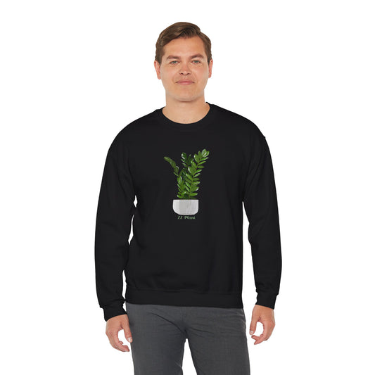 ZZ Plant Crewneck Sweatshirt - Black