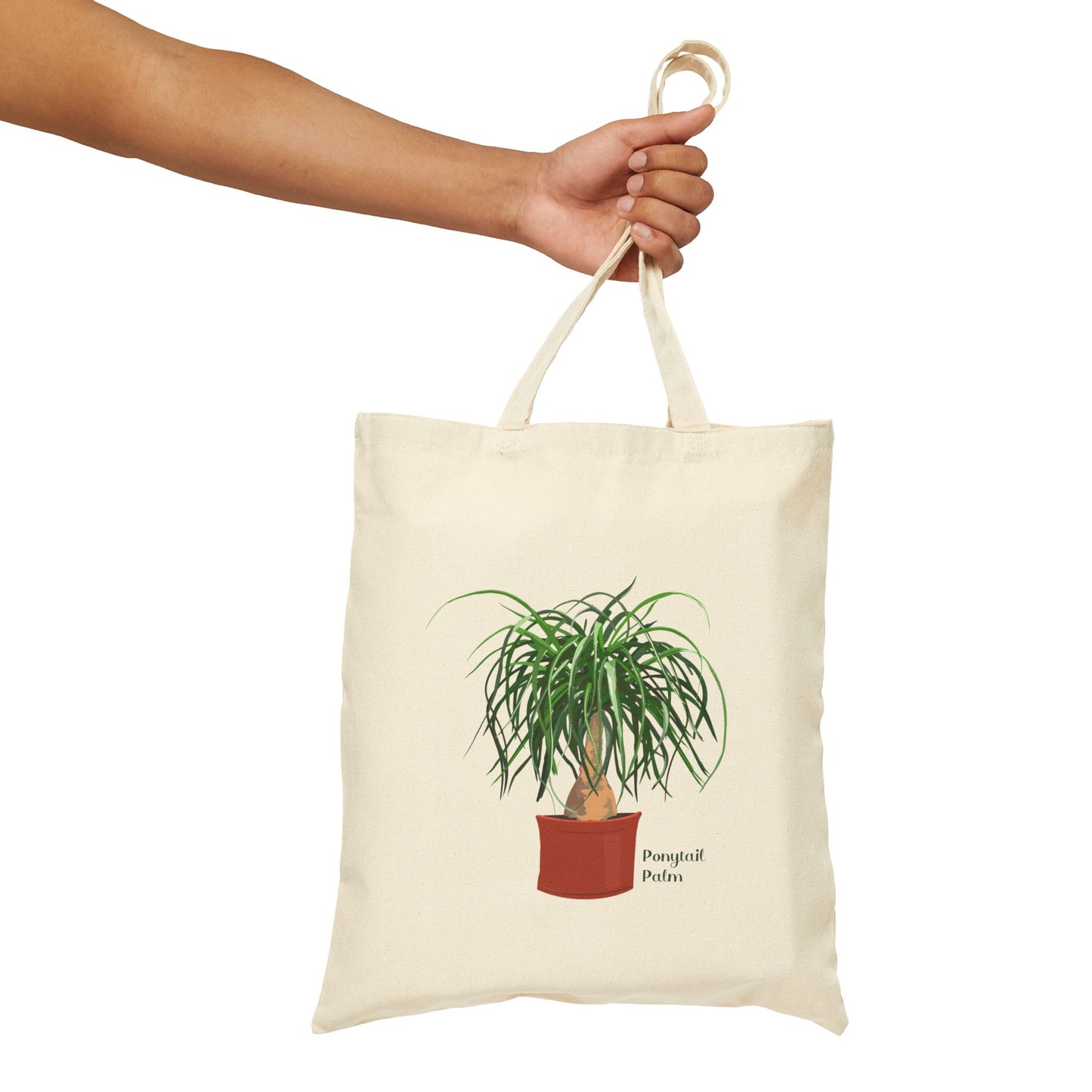 Ponytail Palm Canvas Tote Bag