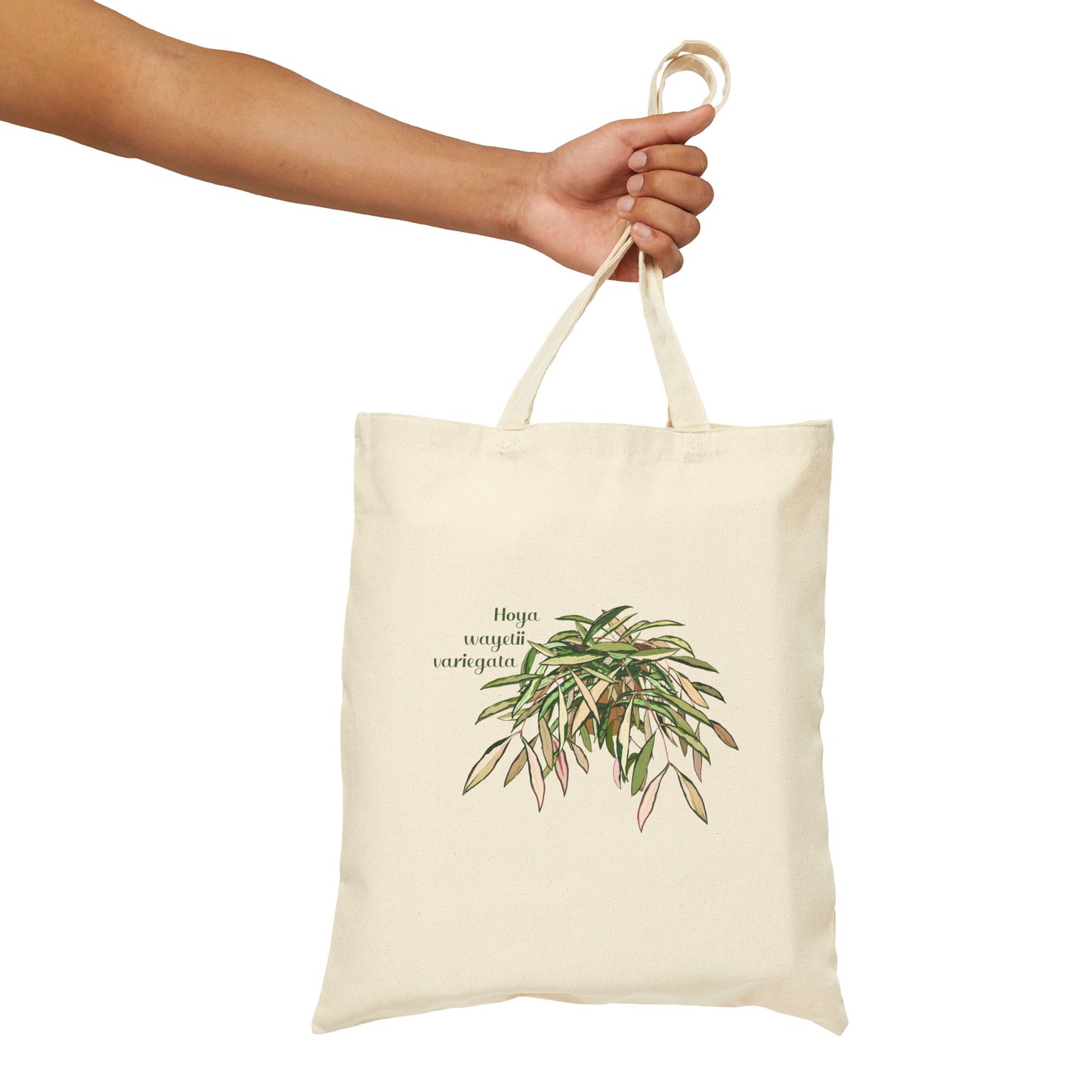 Hoya Wayetii Variegata Canvas Tote Bag