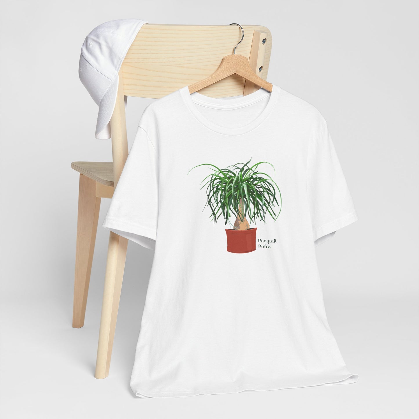 Ponytail Palm Plant Lover T-Shirt - White, Natural, Black