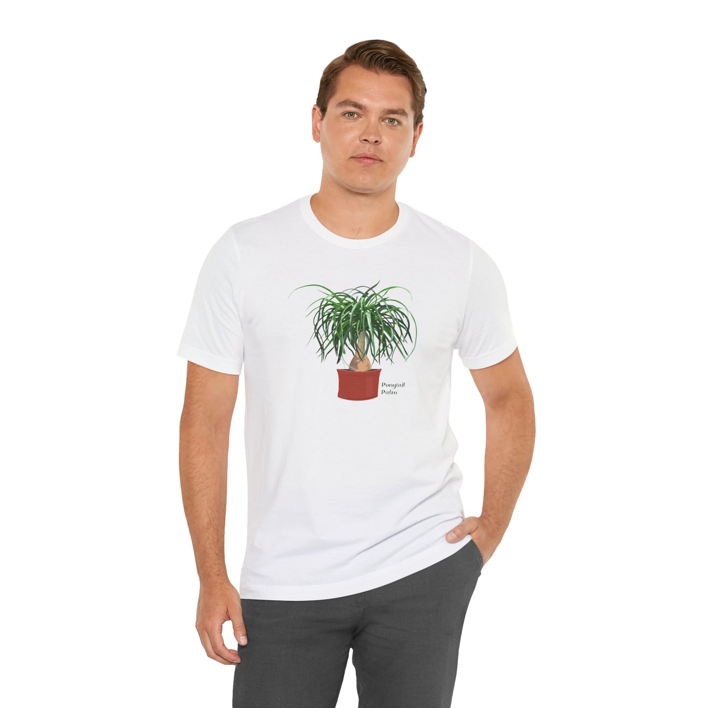 Ponytail Palm Plant Lover T-Shirt - White