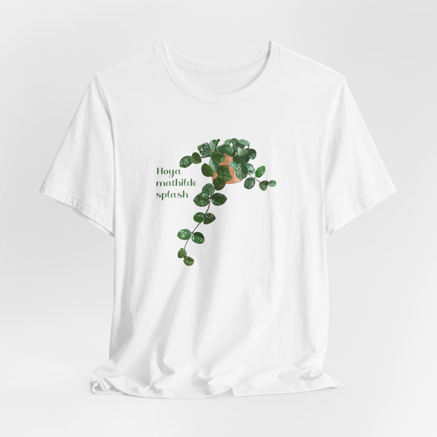 Hoya Mathilde Splash Plant Lover T-shirt - White, Natural, Black