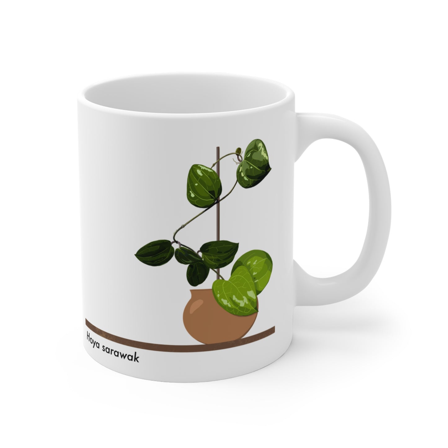 Hoya Sarawak Plant Lover Mug - White