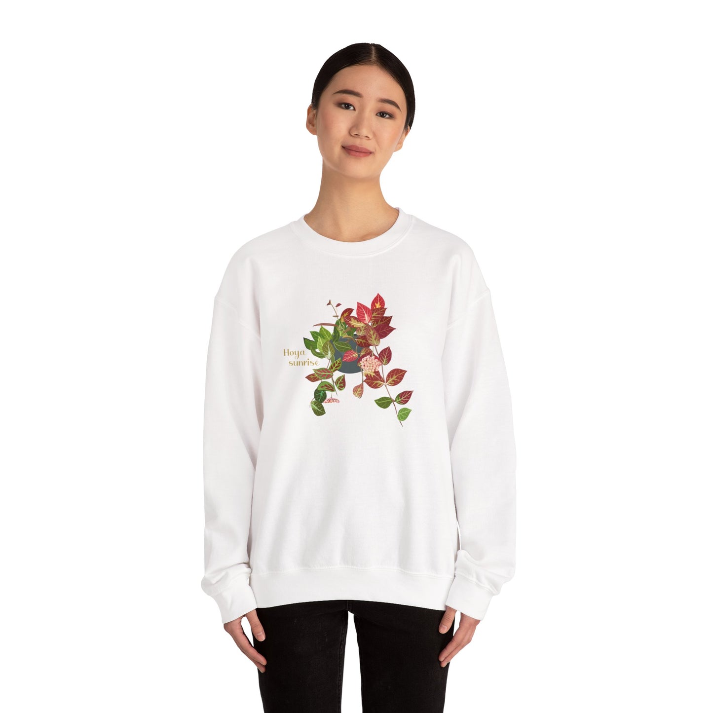 Hoya Sunrise Plant Lover Crewneck Sweatshirt