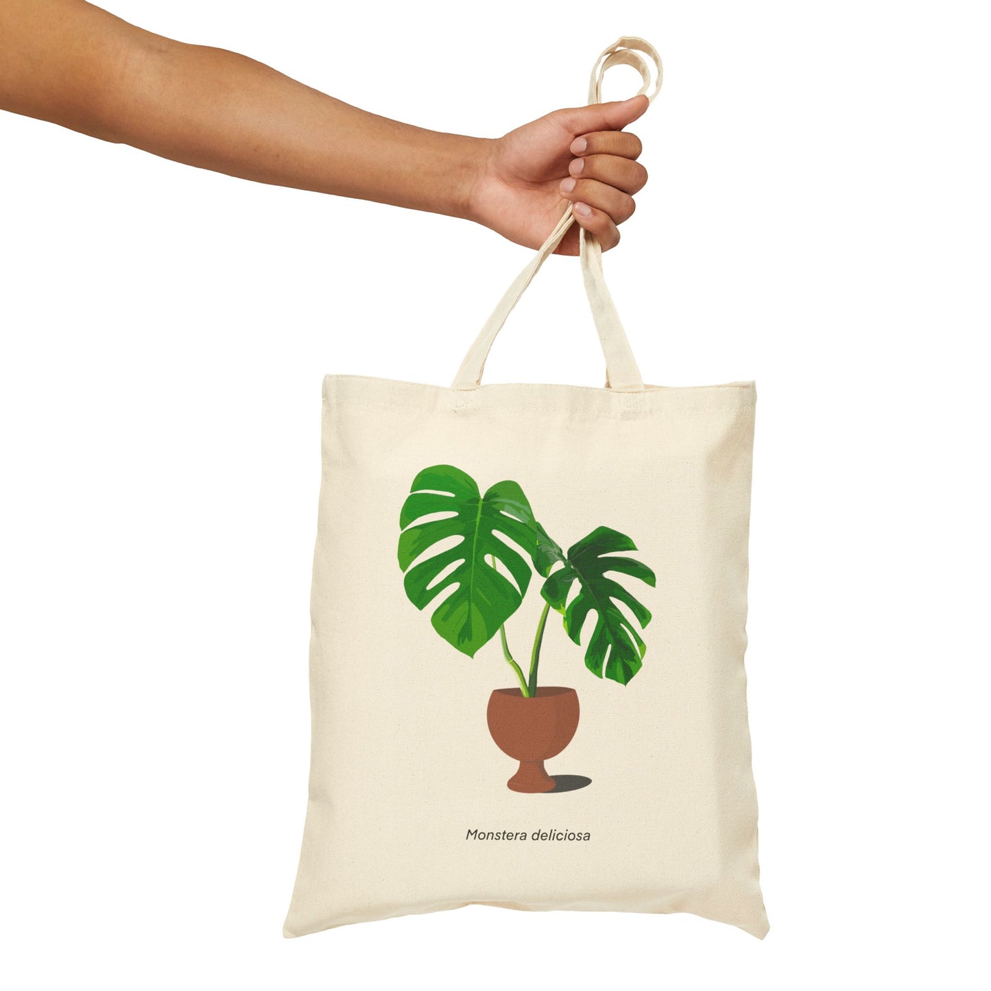 Monstera Deliciosa Canvas Tote Bag