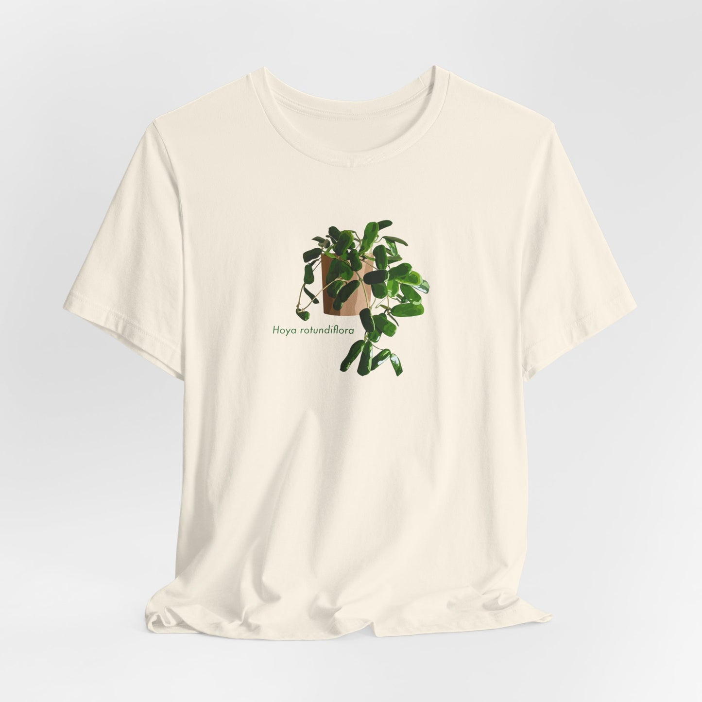 Hoya Rotundiflora Plant Lover T-shirt - White, Natural, Black