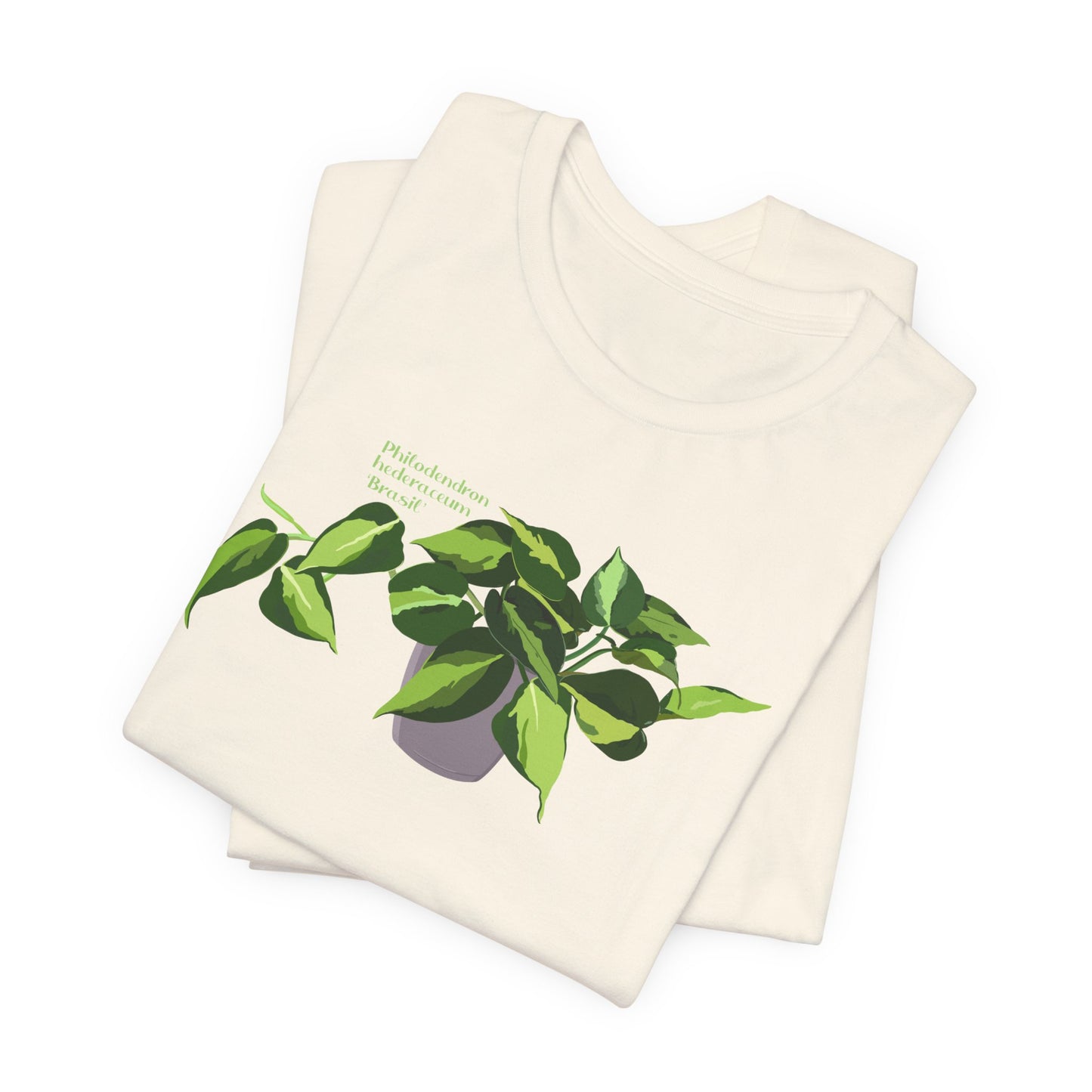 Philodendron Brasil Plant Lover T-Shirt - White, Natural, Black