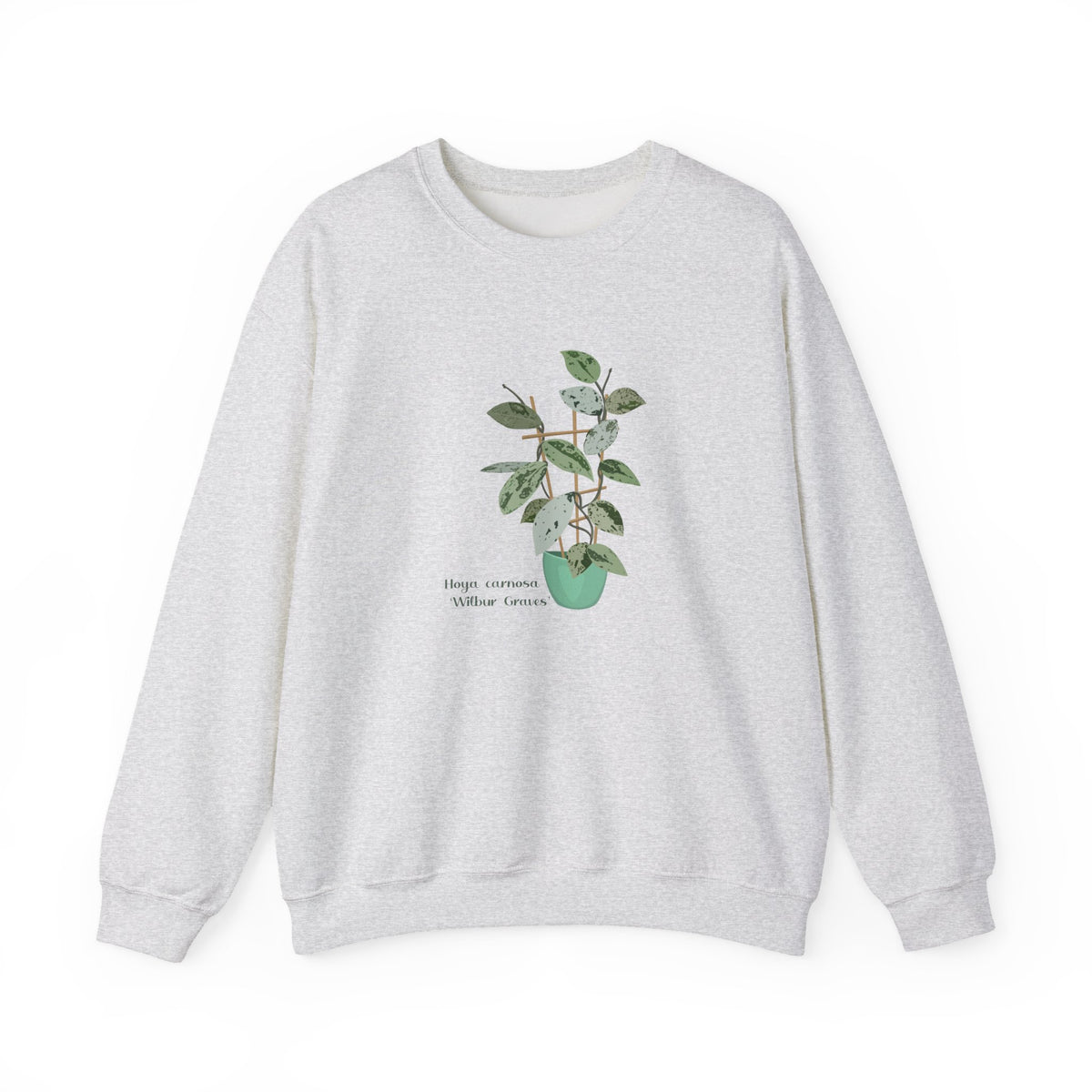 Hoya Carnosa Plant Lover Crewneck Sweatshirt