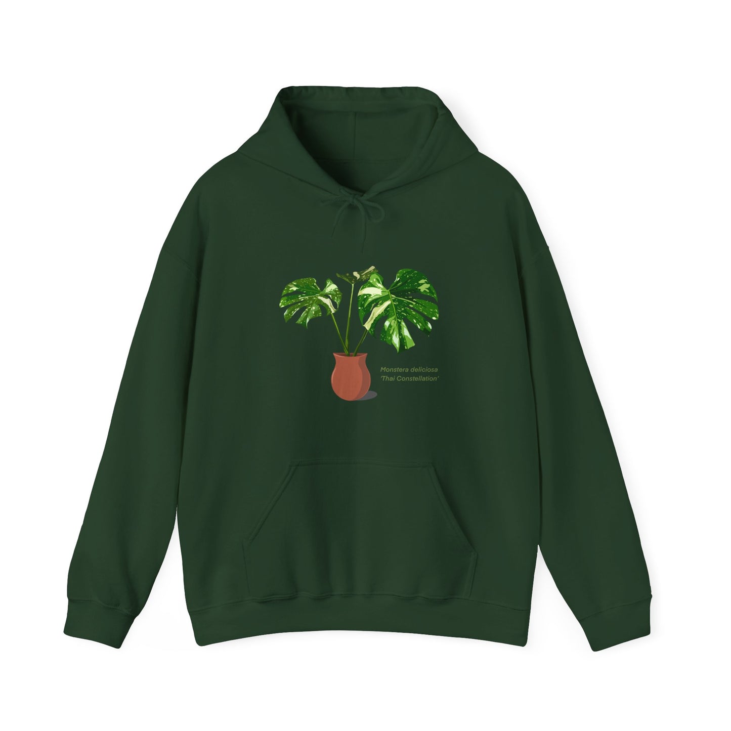 Monstera Deliciosa "Thai Constellation" Plant Hoodie