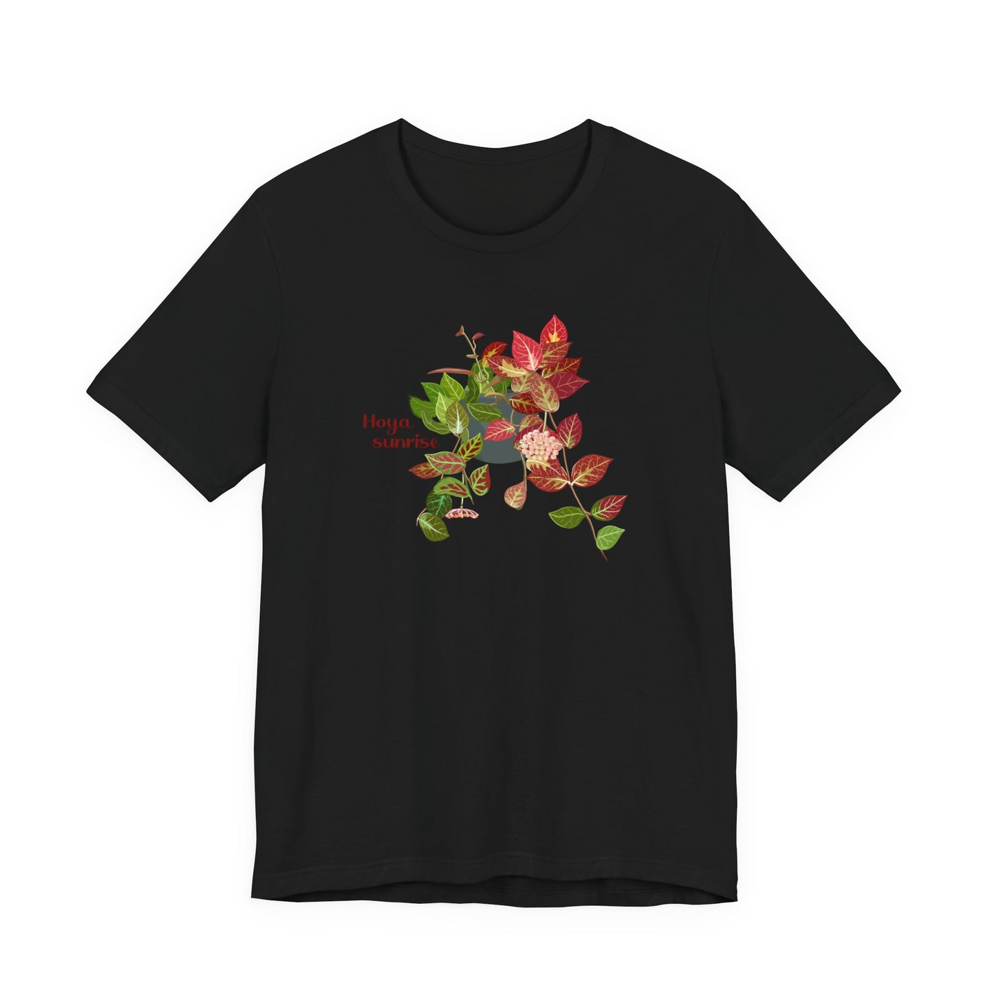 Hoya Sunrise Plant Lover T-shirt - White, Black, Natural