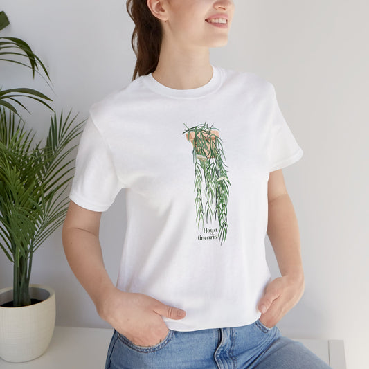 Hoya Linearis Plant Lover T-Shirt - White