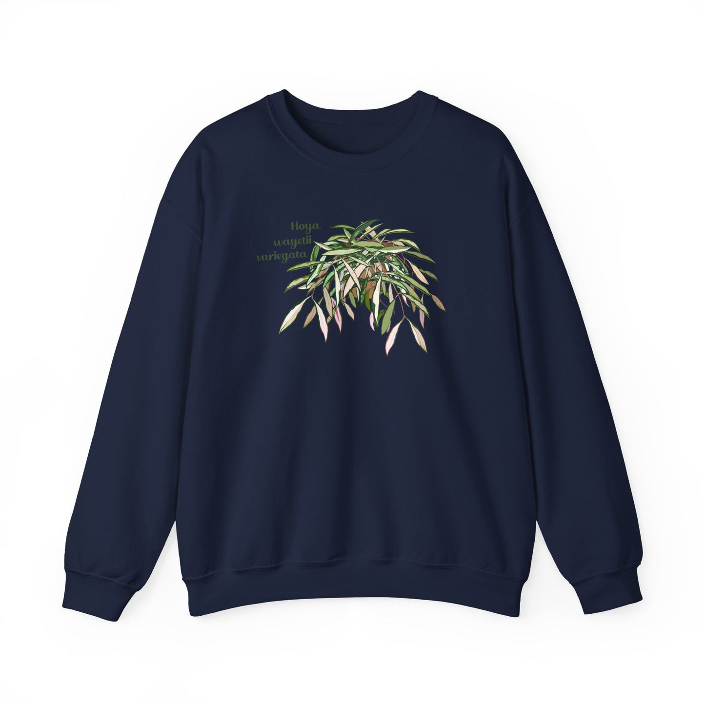 Hoya Wayetii Variegata Plant Lover Crewneck Sweatshirt