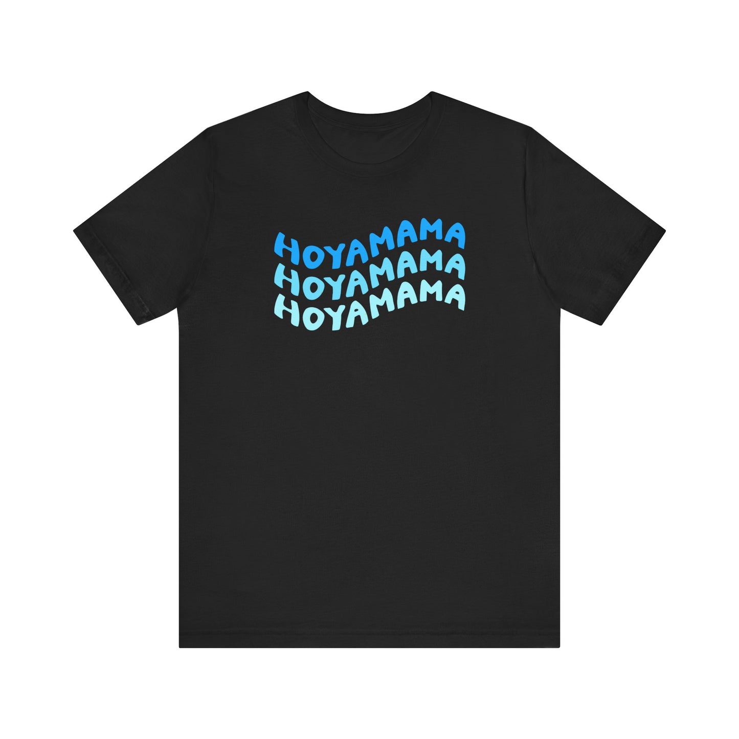 Hoyamama Plant Lover T-Shirt - Black with Blue