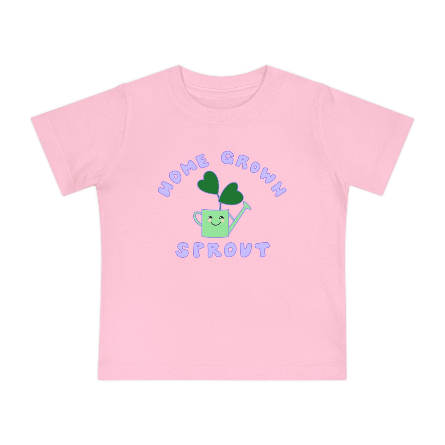 Home Grown Sprout Toddler T-Shirt, Plant Lover Kids Tee, Botanical Garden Child Top, Nature Inspired Baby Shirt, Gardening Gift