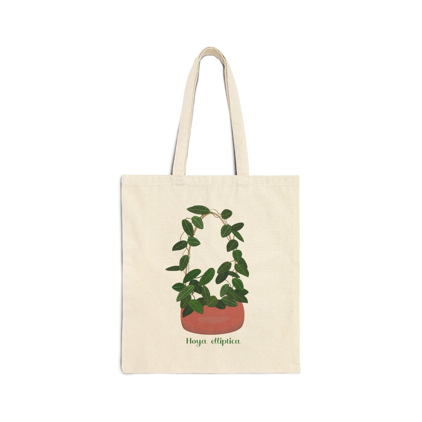 Hoya Elliptica Plant Lover Canvas Tote Bag